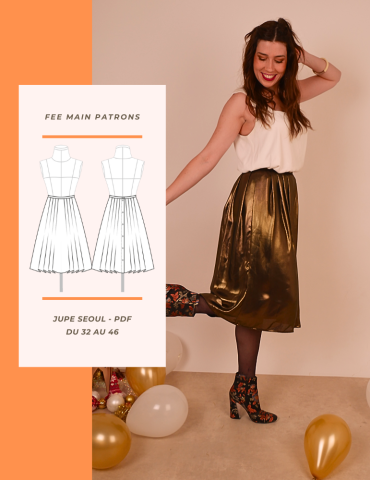 Patron jupe Séoul - pochette