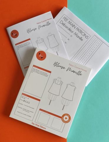 Patron blouse Manille - pochette