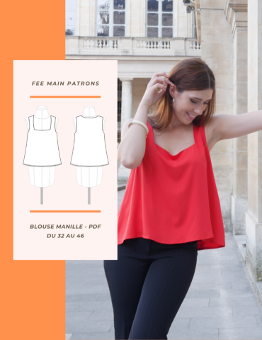 Patron blouse Manille -...