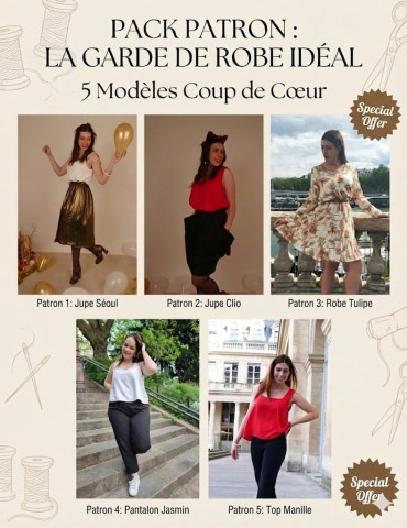 Pack Premium 5 Patrons de...