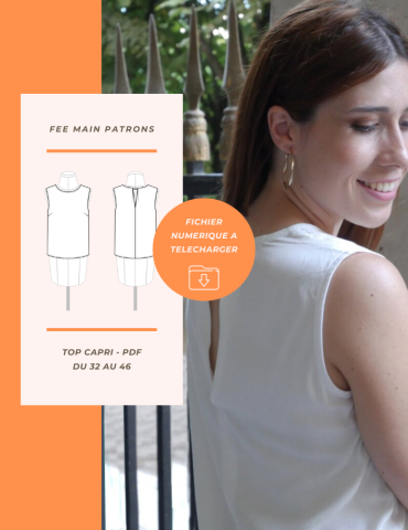 Patron blouse Capri PDF