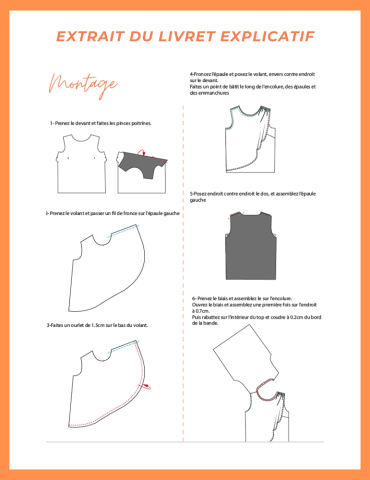 Patron débardeur Cara PDF