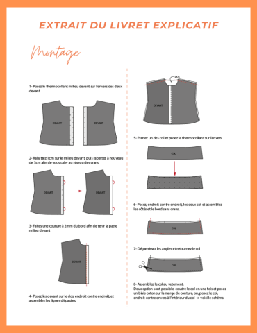 Patron blouson Cosmos - PDF