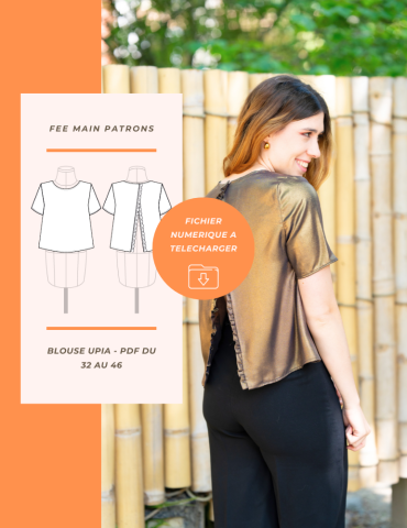 Patron Blouse Upia PDF